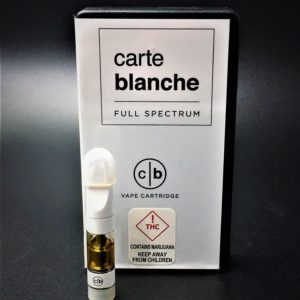Carte Blanche - Full Spectrum Vape Cartridges