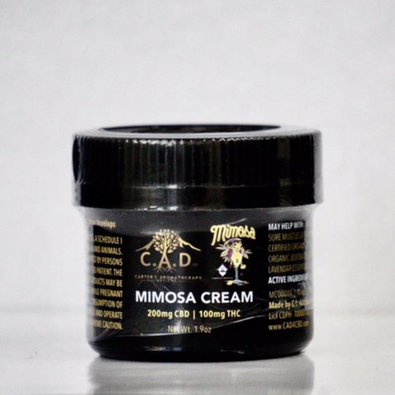 Carter's Aromatherapy Mimosa CBD Cream