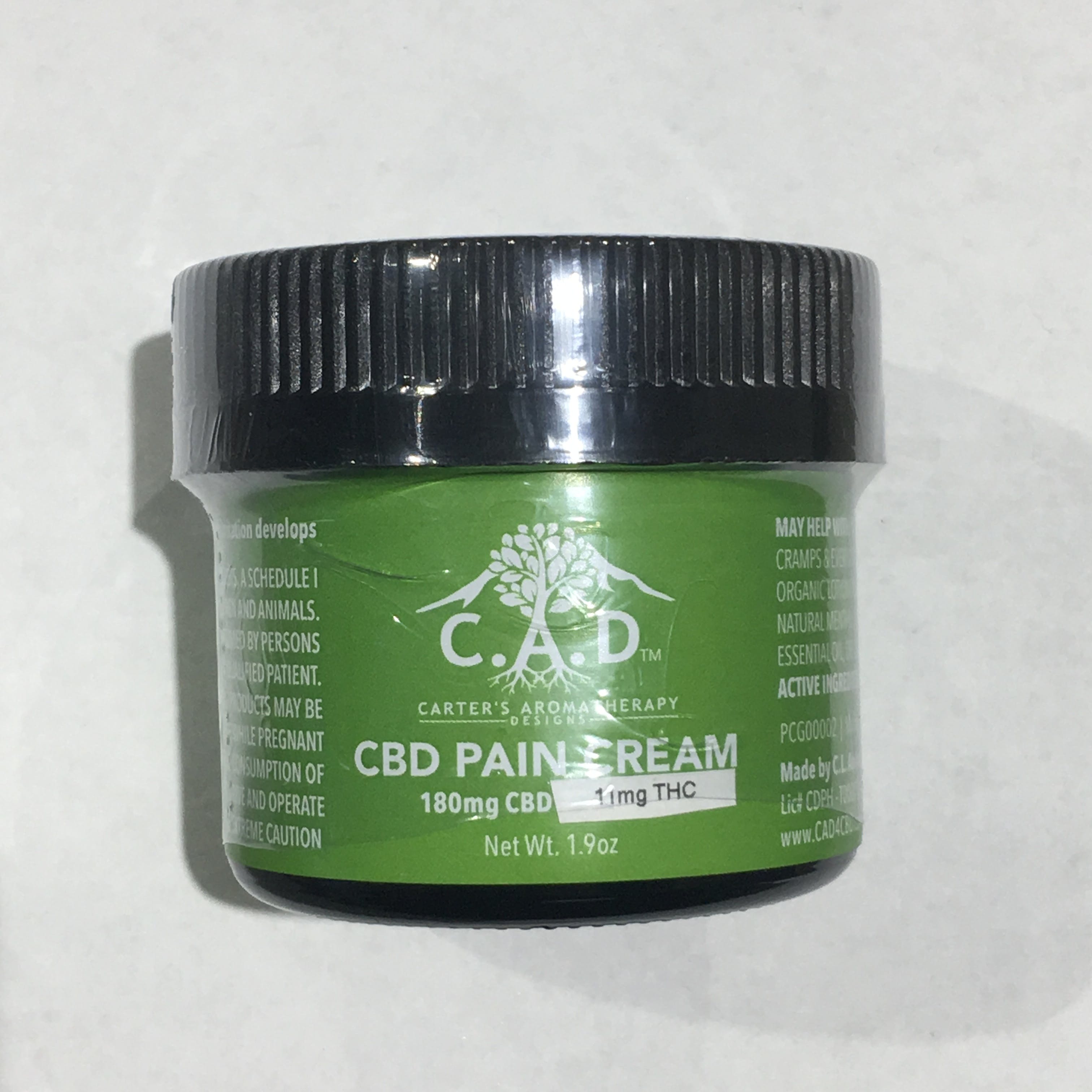 [Carter'sAromatherapyDesign] CBD Pain Cream 100-110mg