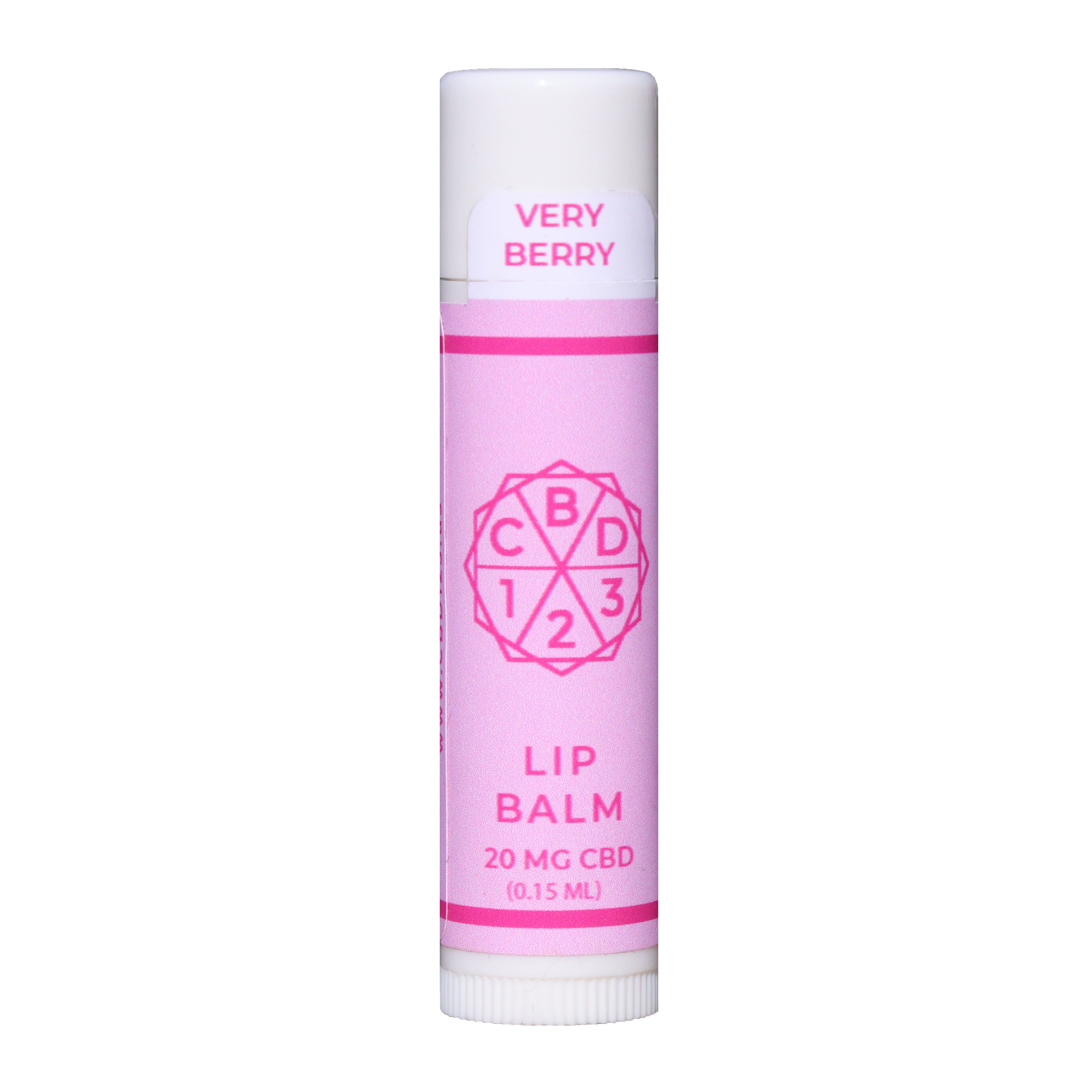 CBD 123 Lip Balm (Very Berry)