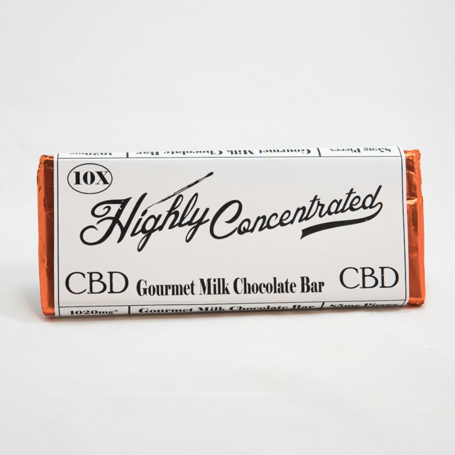 CBD, HIGHLY CONCENTRATED, 1020MG MILK CHOCOLATE BAR