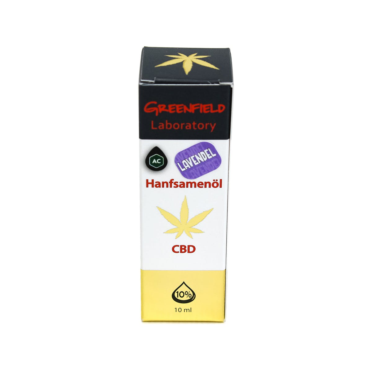 CBD Öl 10% mit Lavendel 10ml Greenfield Laboratory