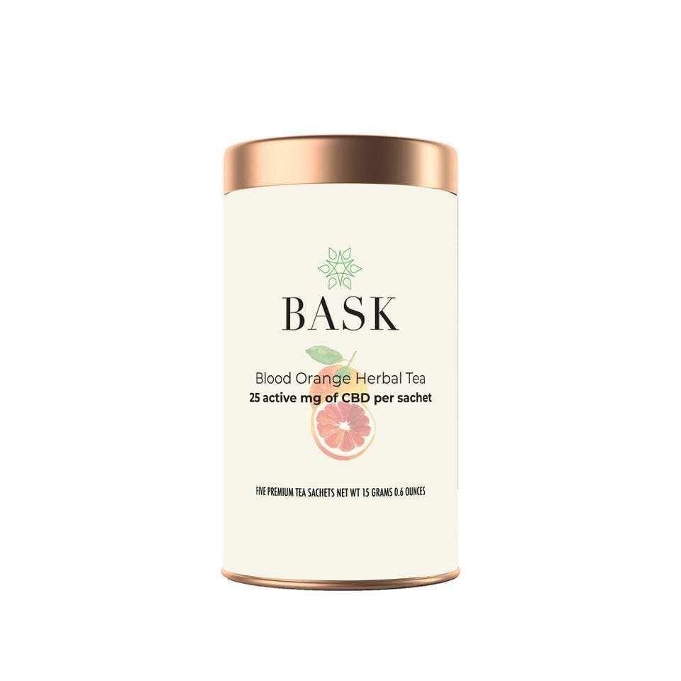 CBD Bask Blood Orange Tea - 25mg