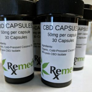 CBD Caps (Remedy) 50mg 30day