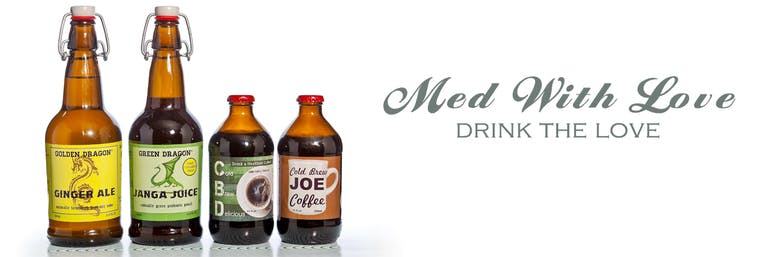 CBD Cold Brew MOCHA Coffee - 12oz by Med With Love **NO TAX**