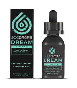 CBD: ECO Drops DREAM Sleep Aid Fractionated Coconut Hemp Oil