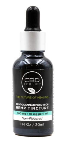 CBD For Life Phytocannabinoid Rich Hemp Tincture 300mg (Non-Flavored)