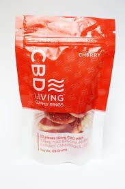 CBD Living- 100mg Gummies Cherry