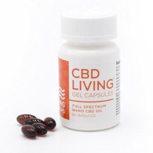 CBD Living 30 pack CBD Gel capsules 25mg
