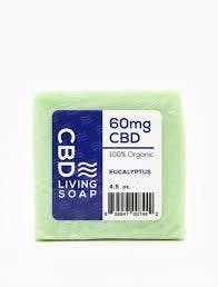 CBD Living 60mg Soap - Eucalyptus