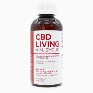 CBD Living- A.M. Day Syrup Cherry flavor