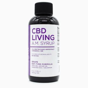 CBD Living- A.M. Day Syrup Grape flavor