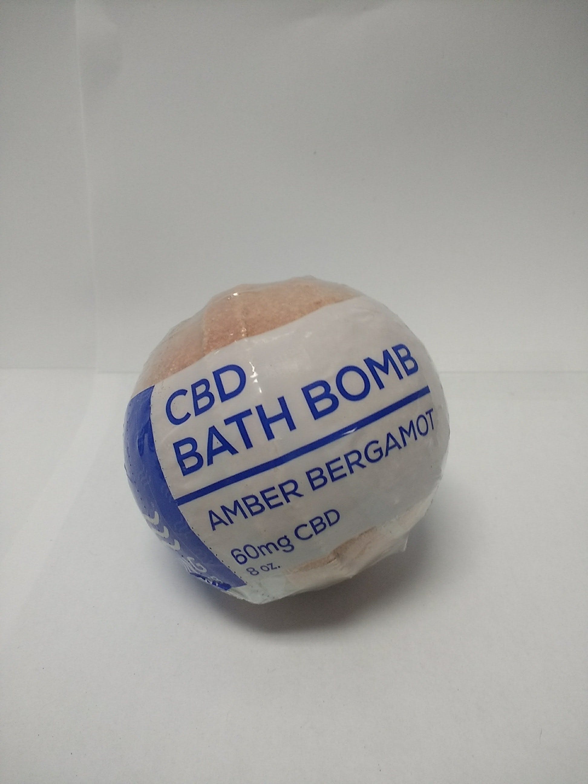 topicals-cbd-living-amber-bergamot-60mg-bath-bomb