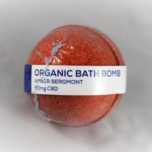 CBD Living Bath Bomb - Amber Bergamot 60mg
