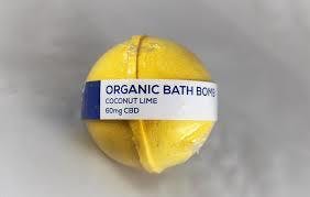CBD Living Bath Bomb - Coconut Lime 60mg