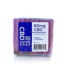 CBD Living Bath soap 60mg - Lavender