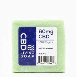 CBD Living Eucalyptus Soap, 60mg