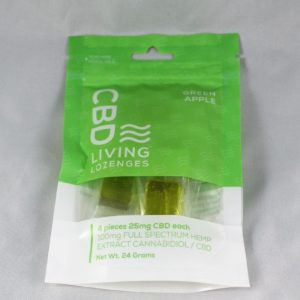 CBD Living- Green Apple Lozenges