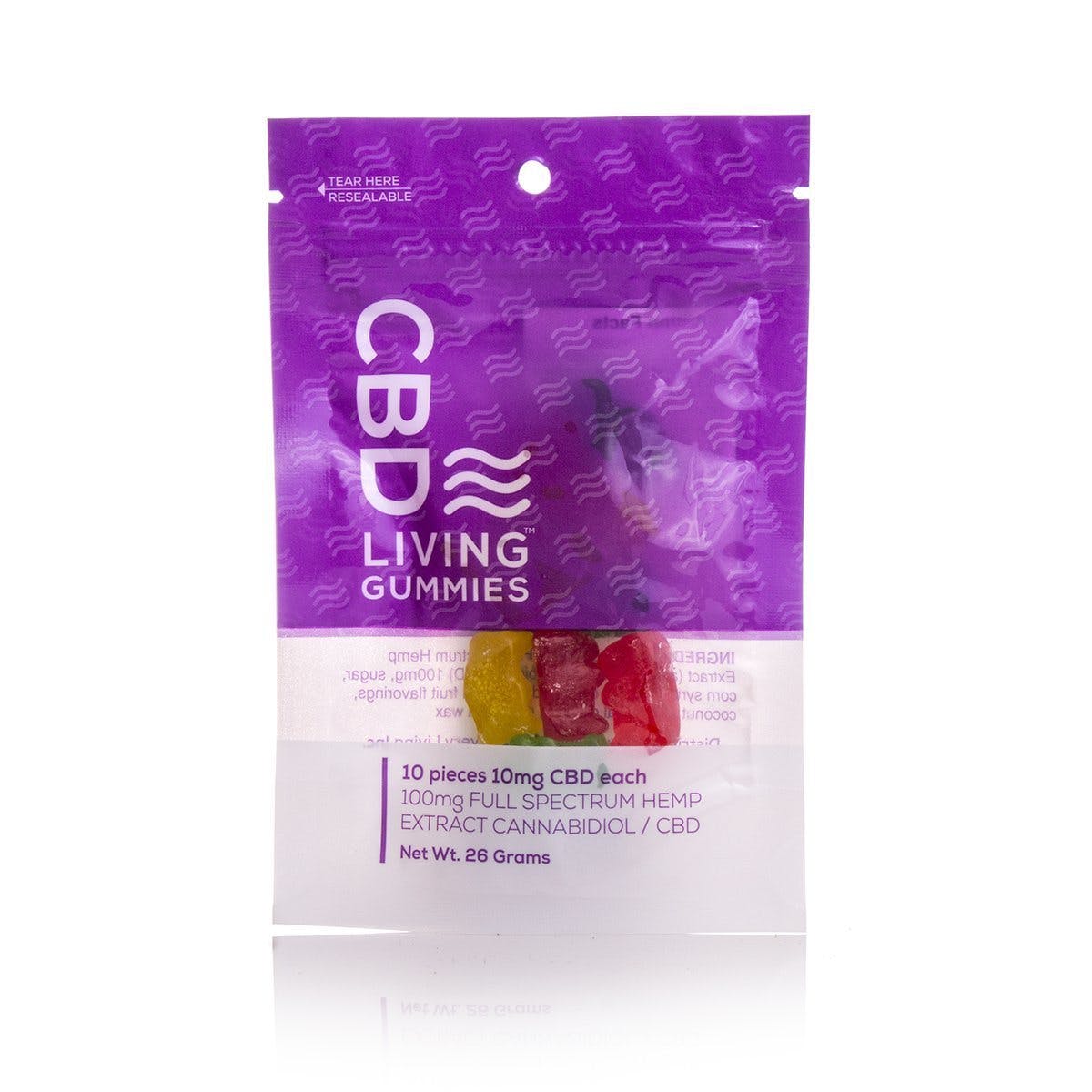 CBD Living- Gummy Bears: 10-pack