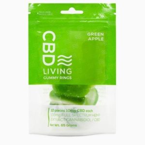 CBD Living Gummy Rings - Apple - 100mg
