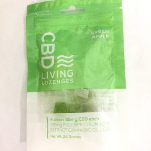 CBD Living - Lozenges Green Apple 100mg