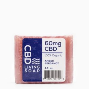 CBD Living- Soap 60mg Amber Bergamont