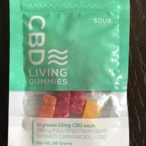 CBD Living | Sour Gummies 100mg CBD