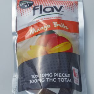 CBD Mango Belts 100mg/10pk by Phat Panda