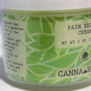 CBD Pain Cream (Cannahemp)