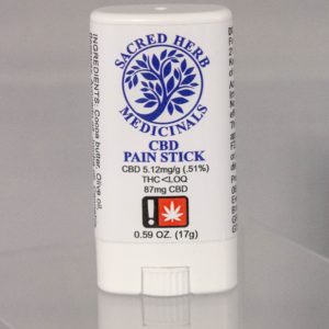 CBD Pain Stick by Sacred Herb Medicinals
