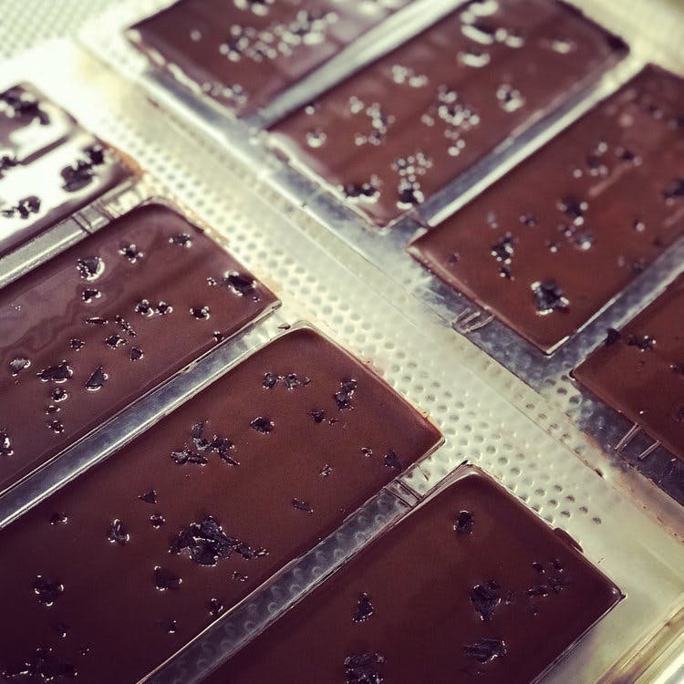 CBD Salted Dark Chocolate Bar | 108mg CBD | 3.9mg THC (Leif Goods)