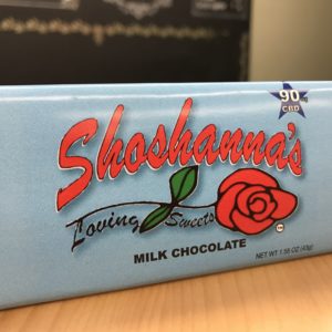 CBD Shoshanas 90mg Milk Chocolate Bar