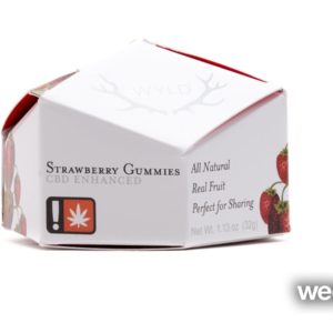 CBD Strawberry Gummies (WYLD) 110mg