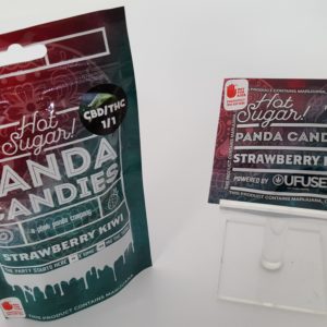 CBD Strawberry Kiwi Panda Candies 100mg/10pk by Phat Panda