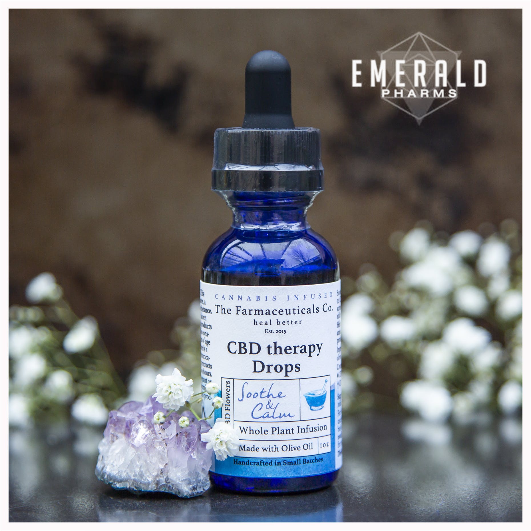 CBD Therapy Drops Soothe & Calm : The Farmaceuticals Co.