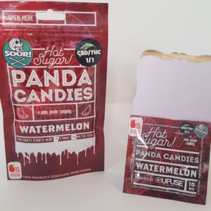 CBD Watermelon Panda Candies 100mg/10pk by Phat Panda