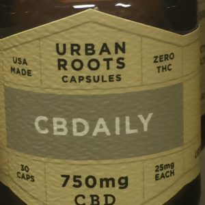 CBDaily Capsules- Urban Roots Hemp Co.