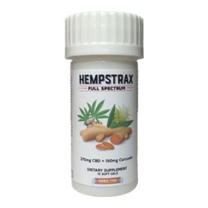 CBD/Curcumin Caps - 15 (Hempstrax)