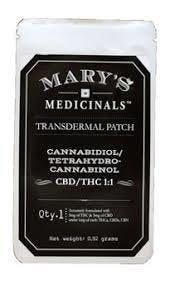 topicals-cbdthc-11-transdermal-patch-by-marys-medicinals