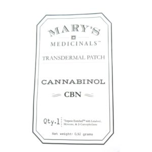 CBN - Transdermal Patch, 10 mg - Mary's Medicinals