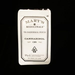 CBN Transdermal Patch by Mary's Medicinals