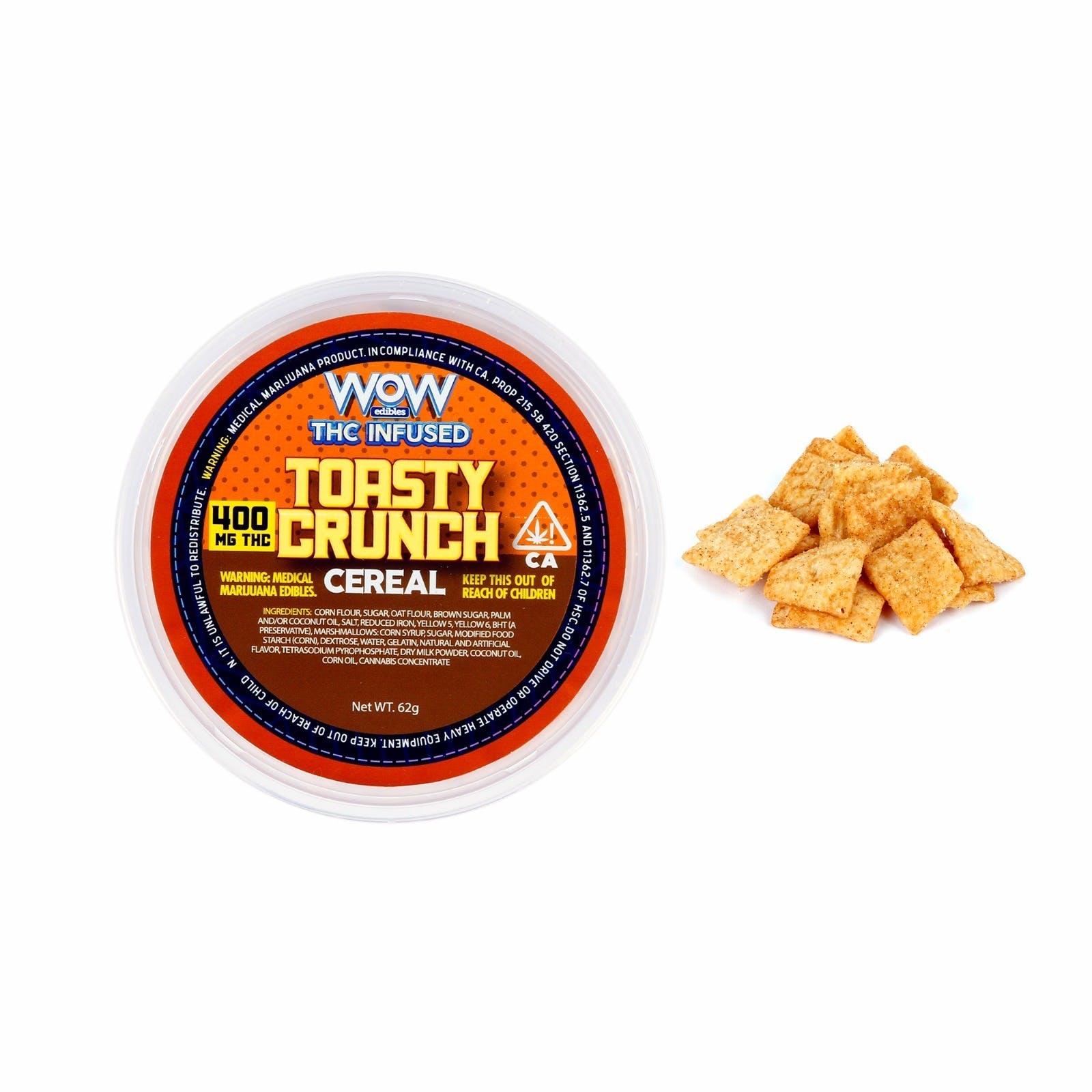 CEREAL - TOASTY CRUNCH 400MG
