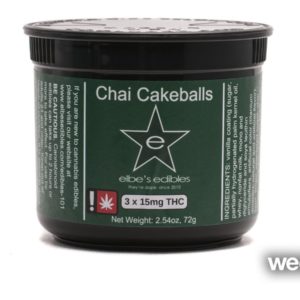 Chai Cakeball 3 Pack (Elbe's Edibles)