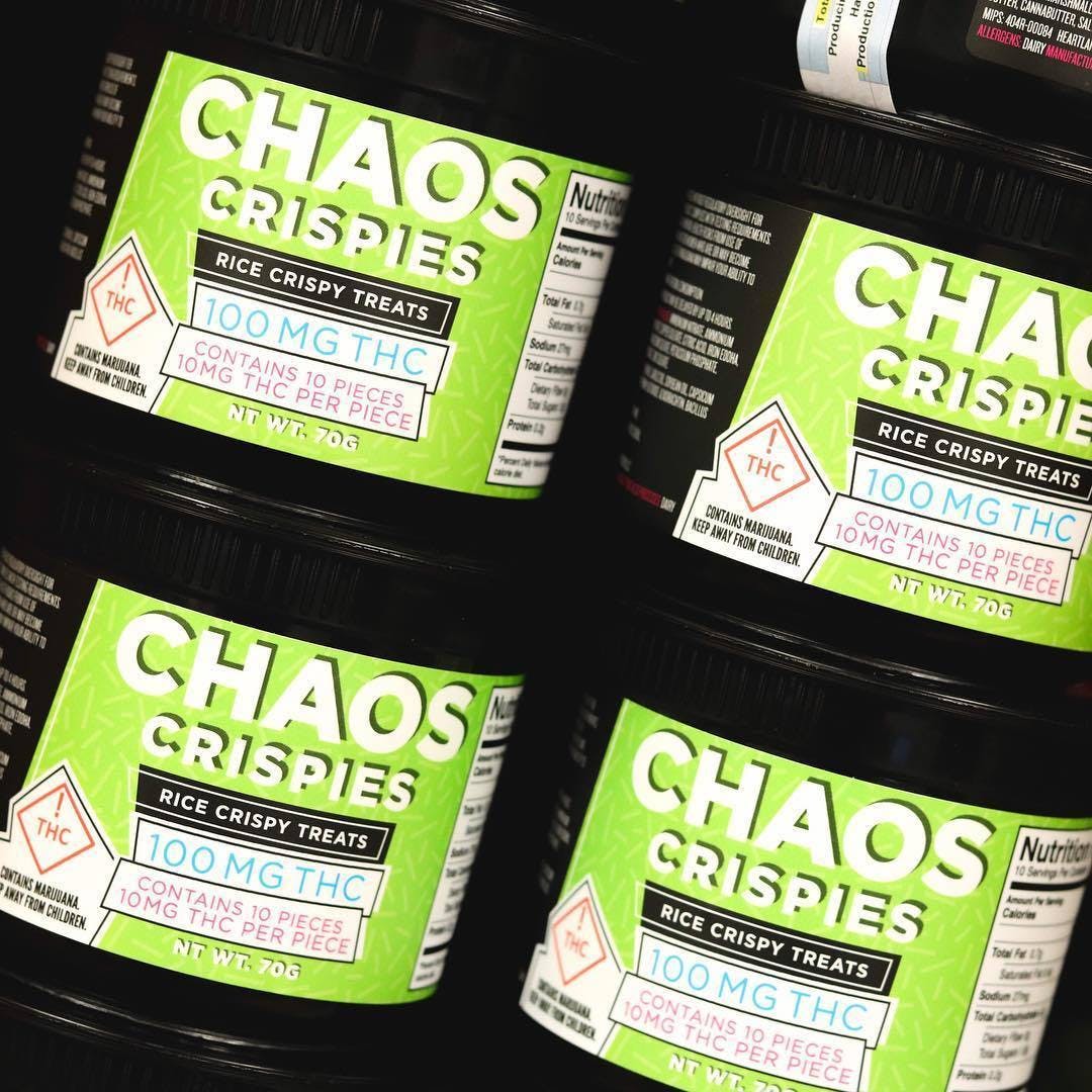 Chaos Crispies - Rice Crispy Treats - 100mg