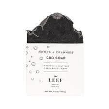 Charcoal & Clay CBD Nooks & Crannies Soap by Leef Organics