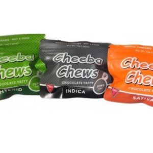 Cheeba Chew, Chocolate Taffy, Indica & Sativa - 10mg