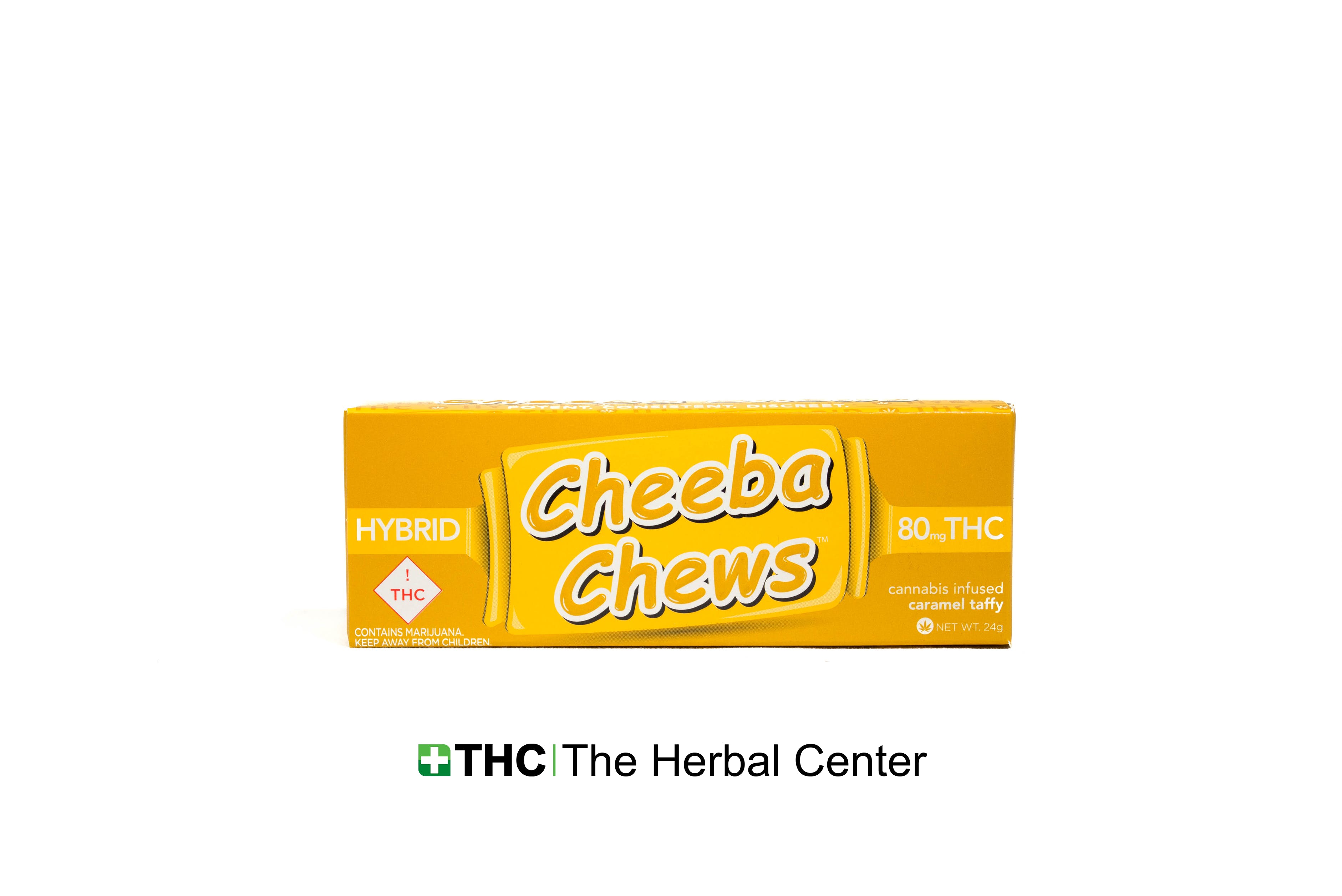 marijuana-dispensaries-the-herbal-center-broadway-rec-in-denver-cheeba-chew-caramel-hybrid-80mg