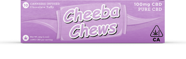 Cheeba Chew Chocolate Taffy Pure CBD 100 mg
