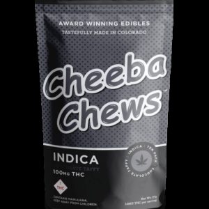 Cheeba Chew- Indica Chocolate Taffy 100mg