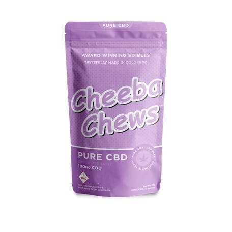 Cheeba Chew - Pure CBD Chocolate Taffy 100mg CBD : 4mg THC